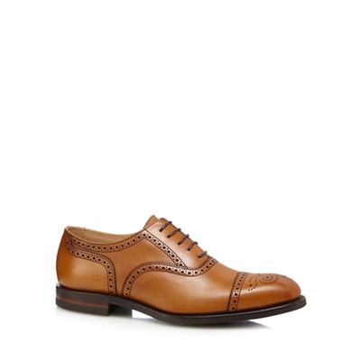 Tan 'Seaham' leather brogues